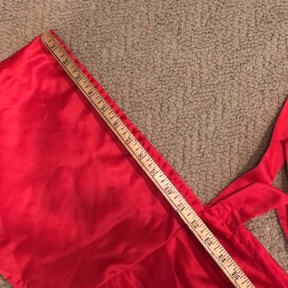 Red Satin Cape with Hood -Halloween Costume - One Size - Picture 10 of 12